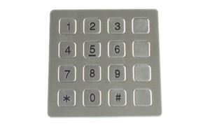 16 tuşlu Paslanmaz Çelik Tuş Takımı JR-KP-09