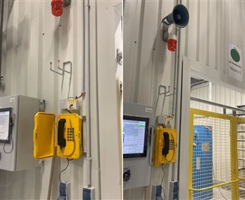JR101-FK-HB Hava Koşullarına Dayanıklı Telefon Alman Fabrikasında Kuruldu
