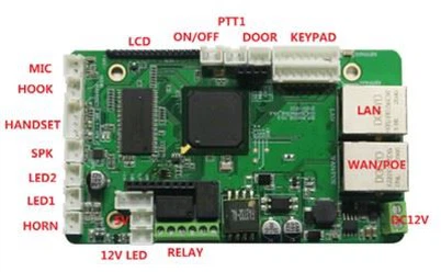 HD Ses SIP Telefon Devre Kartı JR-SIP-PCB